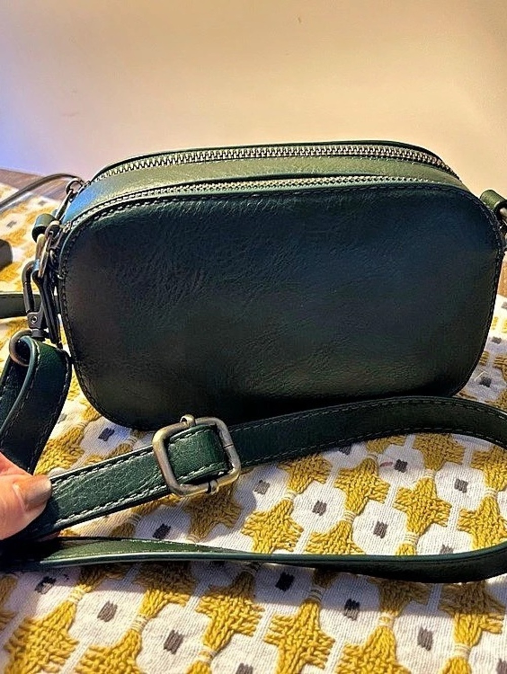 Joy Crossbody Bag in Green Like New